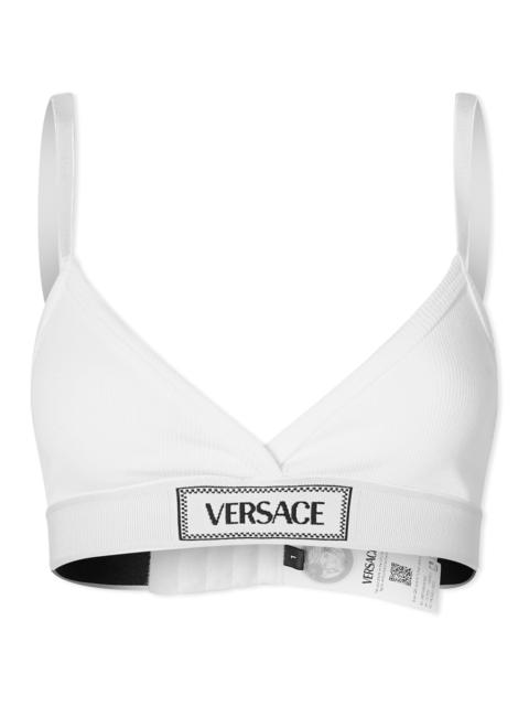 VERSACE Versace Logo Bralette