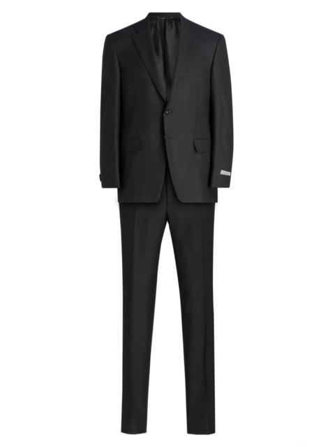 Canali Men's Siena Birdseye Wool Suit - Charcoal