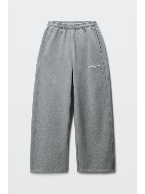 Alexander Wang logo print mid-rise relaxed sweatpant