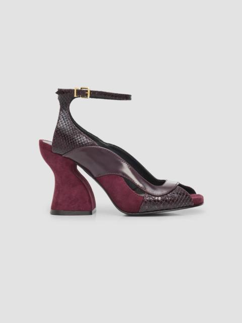 Zimmermann Women's Marvi 75MM Leather Sandals - Mahogany