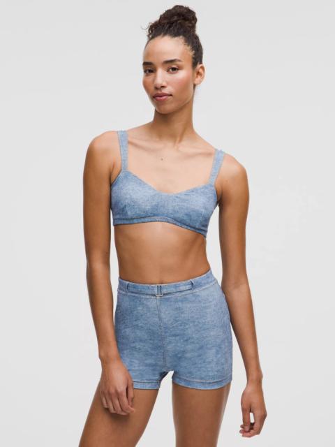 lululemon Set of the Month: Everlux Denim-Print Bra *Light Support, A/B Cup