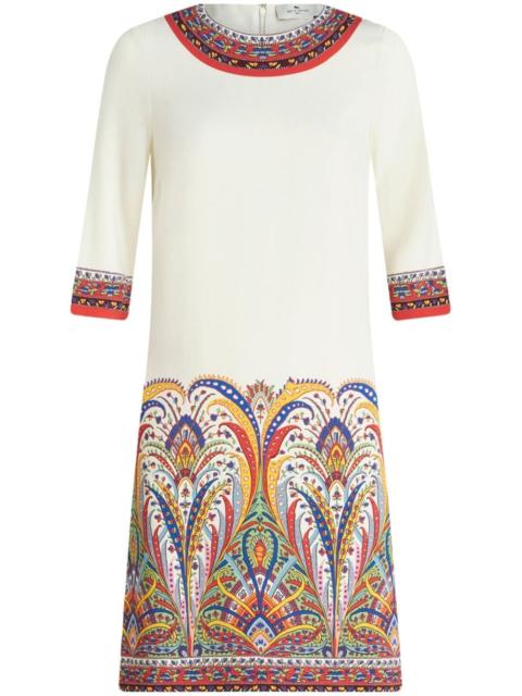 Etro paisley-print cady dress