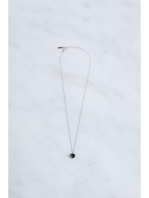 KAREN MILLEN Hand Set European Crystal Solitaire Pendant