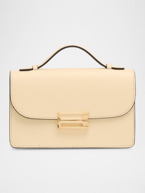 Victoria Beckham Mini Buckle Leather Shoulder Bag
