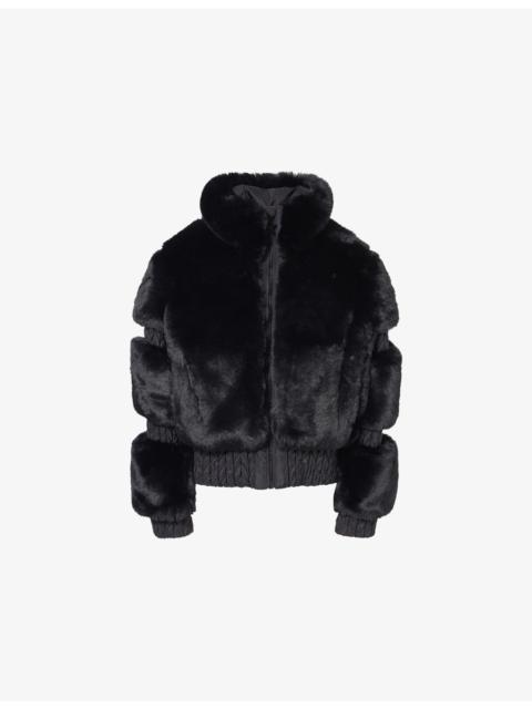 GOLDBERGH Furry High-Neck Faux-Fur Ski Jacket