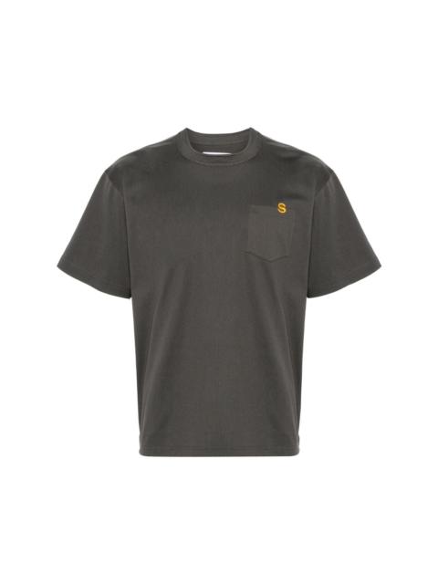 embroidered-logo cotton T-shirt