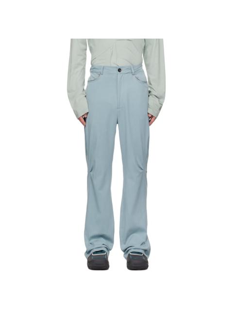 Kiko Kostadinov Blue Ohne K-Dart Trousers