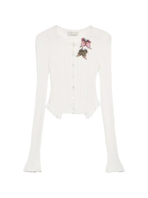 Blumarine ruffled cardigan