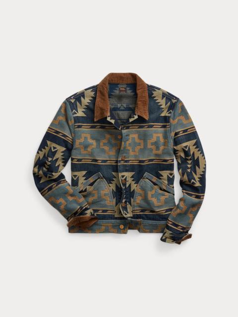 RRL by Ralph Lauren Corduroy-Trim Jacquard Jacket