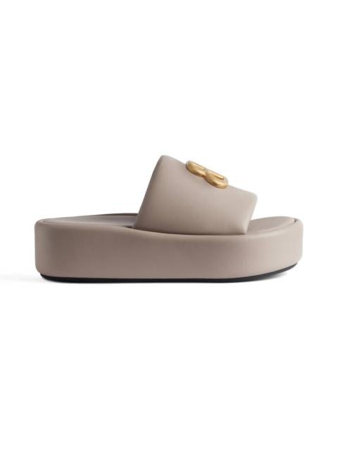 BALENCIAGA Women's Rise Sandal  in Beige