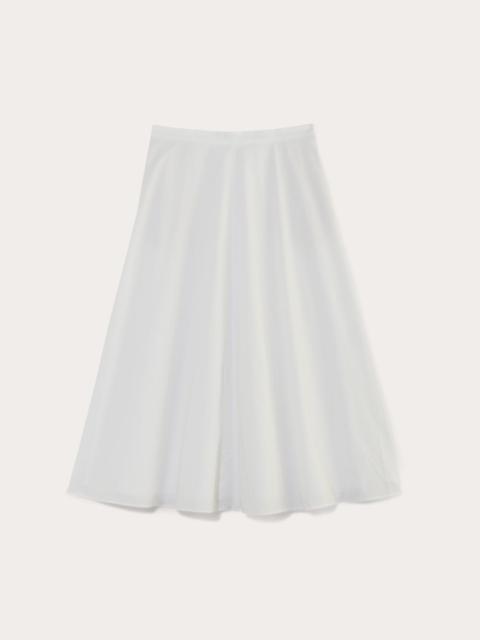 EVERLANE THE MIDI SKIRT IN ULTRASOFT COTTON