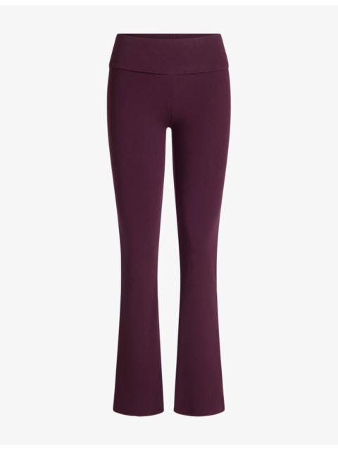 SKIMS Foldover Cotton-Jersey Trousers
