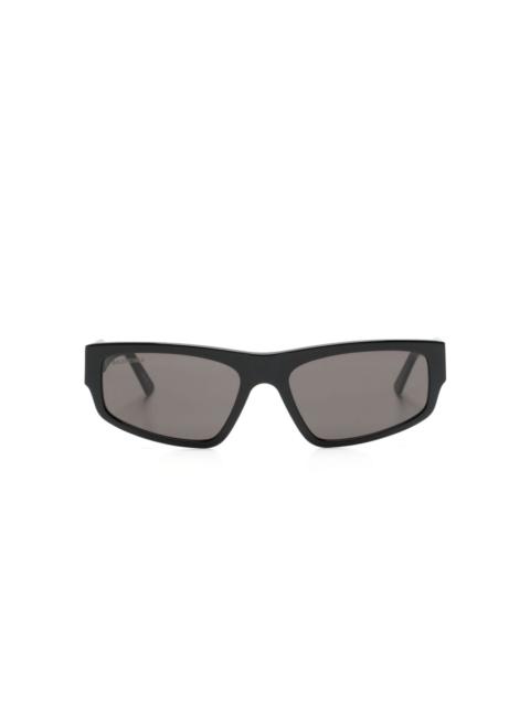 サングラス BALENCIAGA SAND ACETATE SUNGLASSES BALENCIAGA Logo Acetate Rectangle Sunglasses | neimanmarcus