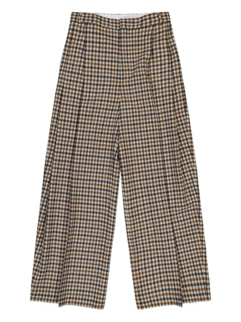 Walter Van Beirendonck Sun checked trousers
