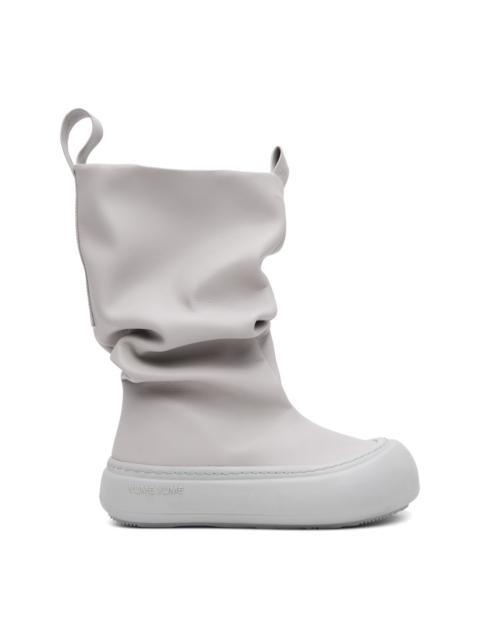 YUME YUME SSENSE Exclusive Gray Low Fisherman Boots