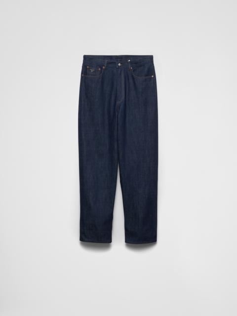 Prada Wide, selvedge denim jeans