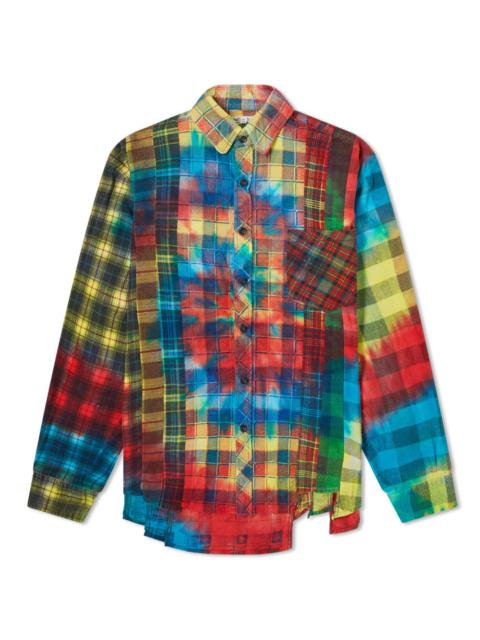 NEEDLES Needles 7 Cuts Tie Dye Flannel Shirt