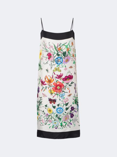 GUCCI Gucci Flora silk twill minidress