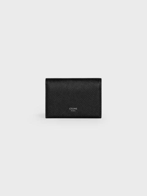 CELINE CARD WALLET  IN  GRAINED CALFSKIN