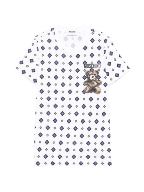 teddy-printed T-shirt