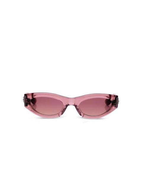 Chrome Hearts cat-eye frame sunglasses