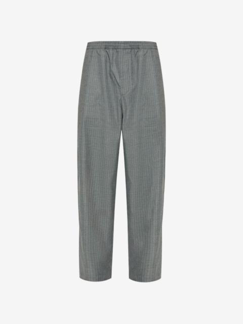 American Vintage Yroway's striped-pattern trousers