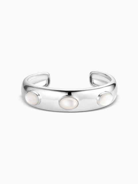 THATCH Simone Silver Mother Of Pearl Cuff Bracelet