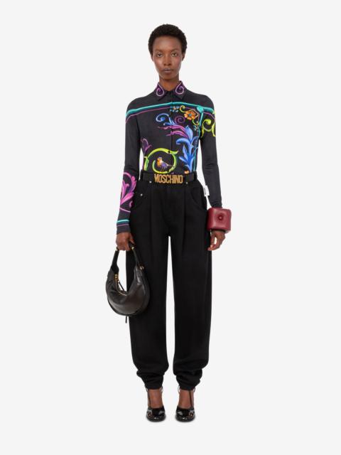 Moschino PRINTED ORGANZA SHIRT