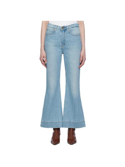 Blue 'The Extreme Flare Ankle' Jeans
