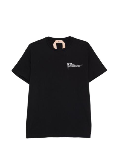 N°21 printed T-shirt