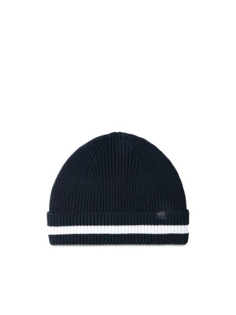 Paul & Shark ribbed wool beanie
