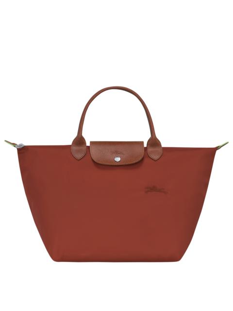 Longchamp Le Pliage Green M Handbag Chestnut - Recycled canvas