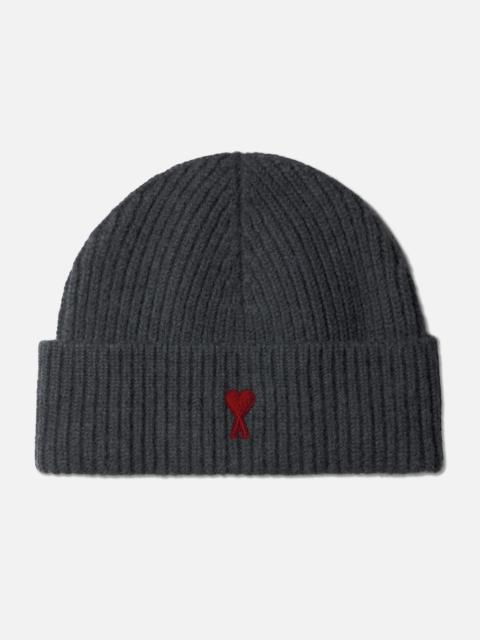 AMI Paris WOOL BEANIE WITH AMI DE COEUR