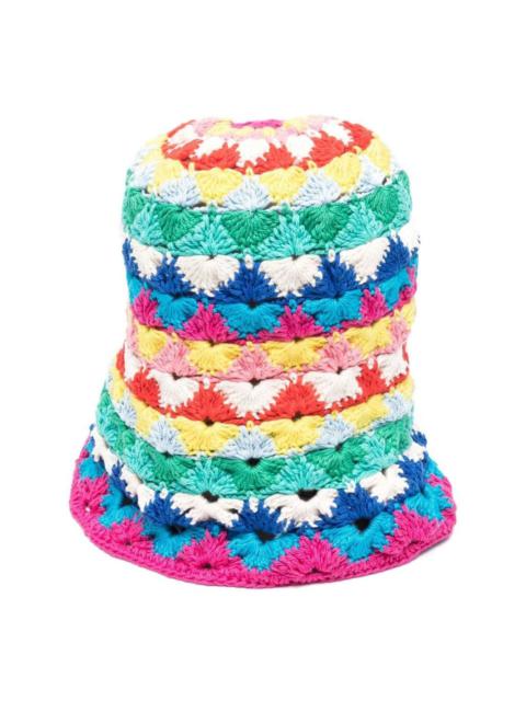 Over the Rainbow knitted hat