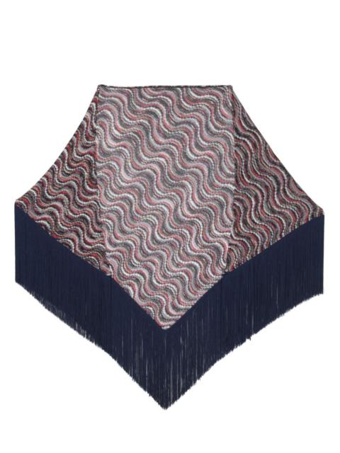 Missoni Fringe triangle scarf