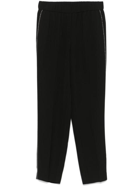 PESERICO crepe trousers