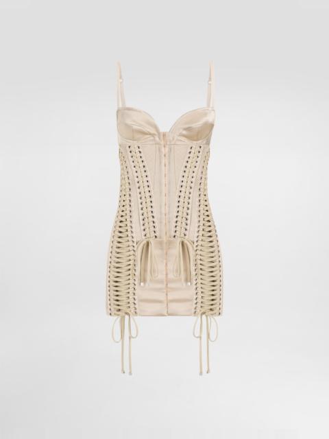 Dolce & Gabbana Duchesse dress with balconette