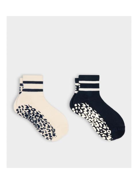 Sweaty Betty Animal Print Mini Pilates Crew Grip 2 Pack