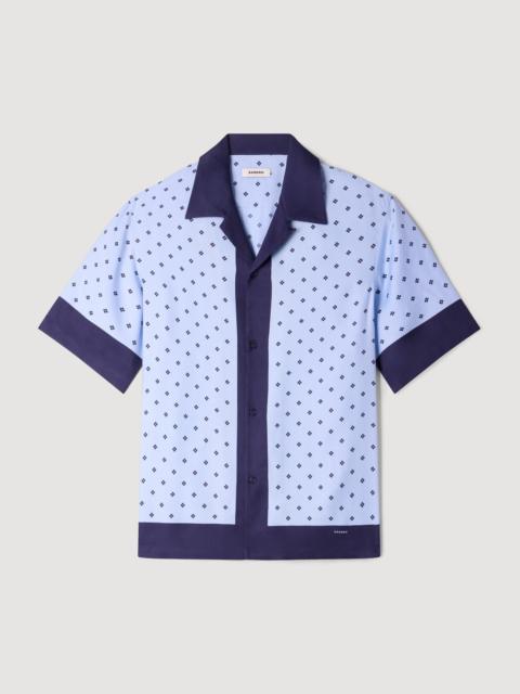 Sandro MICRO CROSS MOTIF SHIRT