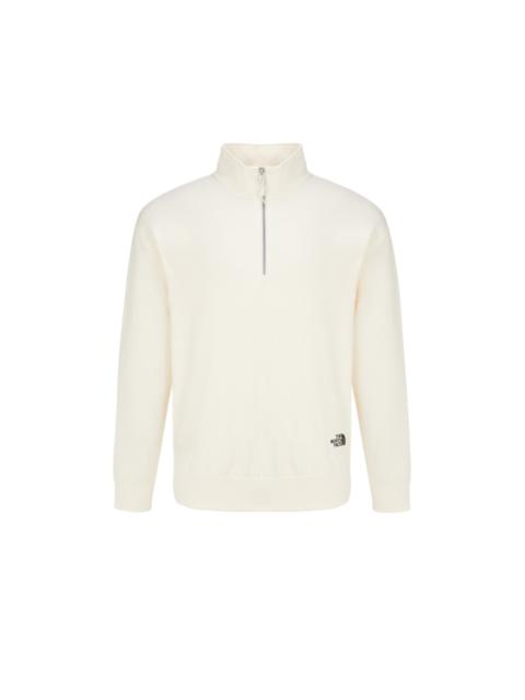 The North Face THE NORTH FACE Core Half Zip Asia Sizing 'Cream' NM5MR01C