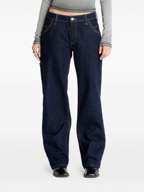 GUESS USA logo-embroidered jeans