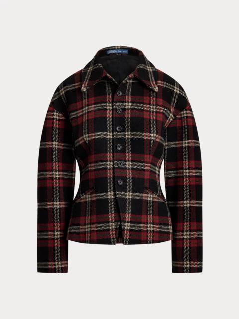 Polo Ralph Lauren Plaid Tweed Sculpted Jacket