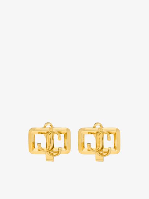 Square JC Earring
Gold-Finish Square Earrings