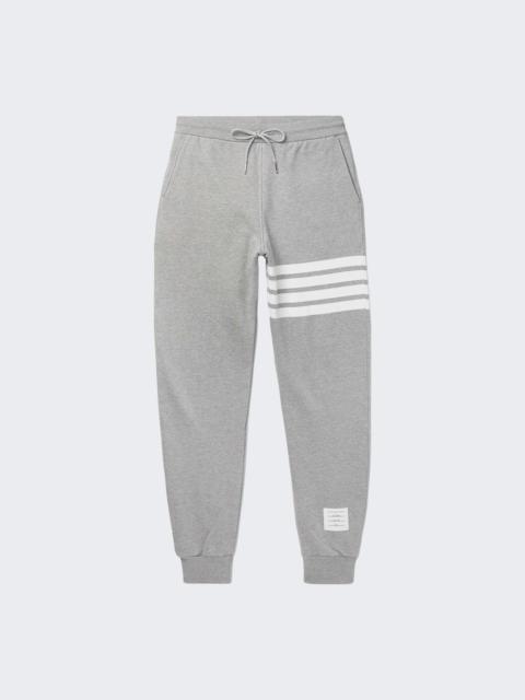 Thom Browne Classic Loopback 4-bar Sweatpants Light Grey