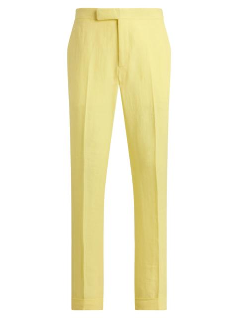Polo Ralph Lauren Men's Linen Straight-Leg Trouser - Summer Yellow