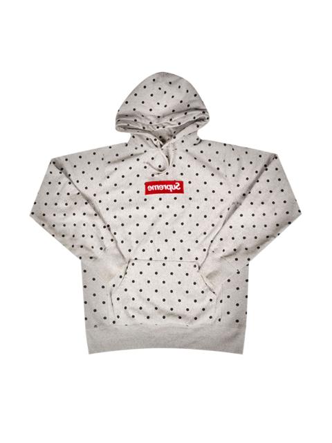 Supreme Supreme x Comme des Garçons SHIRT Polka Dot Box Logo Hooded Sweatshirt 'Heather Grey'