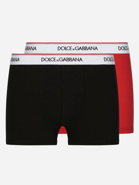 Dolce & Gabbana Two-pack cotton jersey boxers
