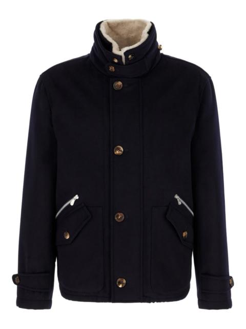 Brunello Cucinelli padded cashmere jacket