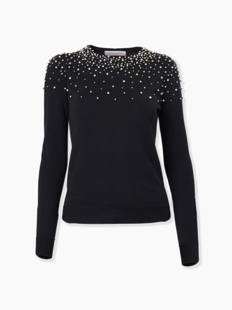 CAROLINA HERRERA Pearl-Embroidered Sweater