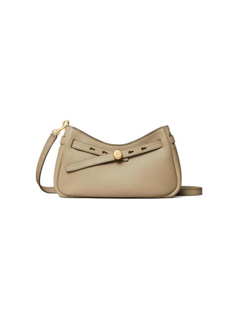 TORY BURCH Women's Textured Leather Crossbody Bag - Soft Cement